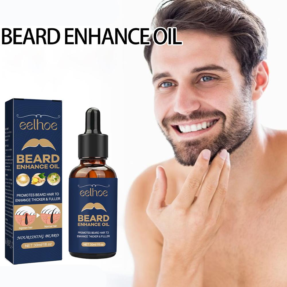 Mens Grooming Treatment - Óleo para crescimento de barba masculino,