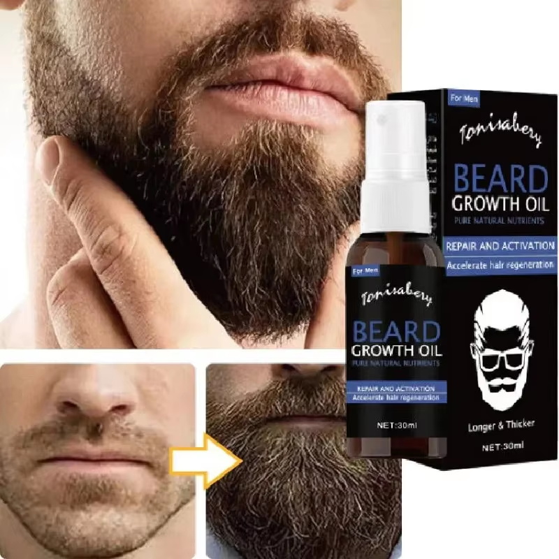 Men'S Grooming Products - Óleo para crescimento de barba, bálsamo