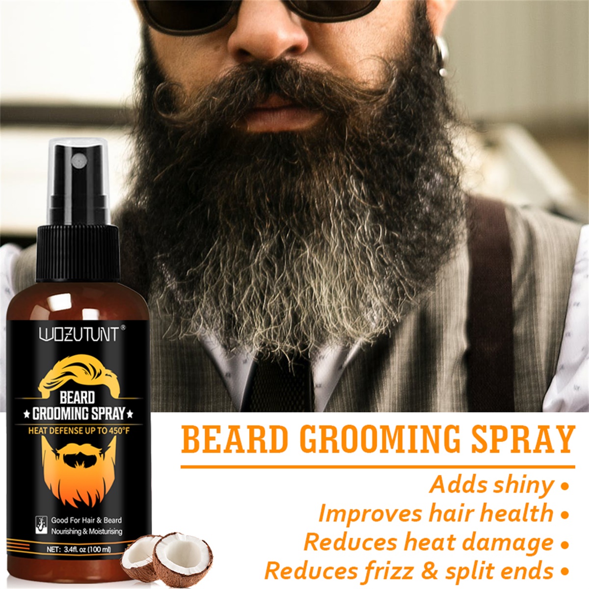 Spray para Cuidado da Barba, S - Mens Grooming Treatment avaliação e preço