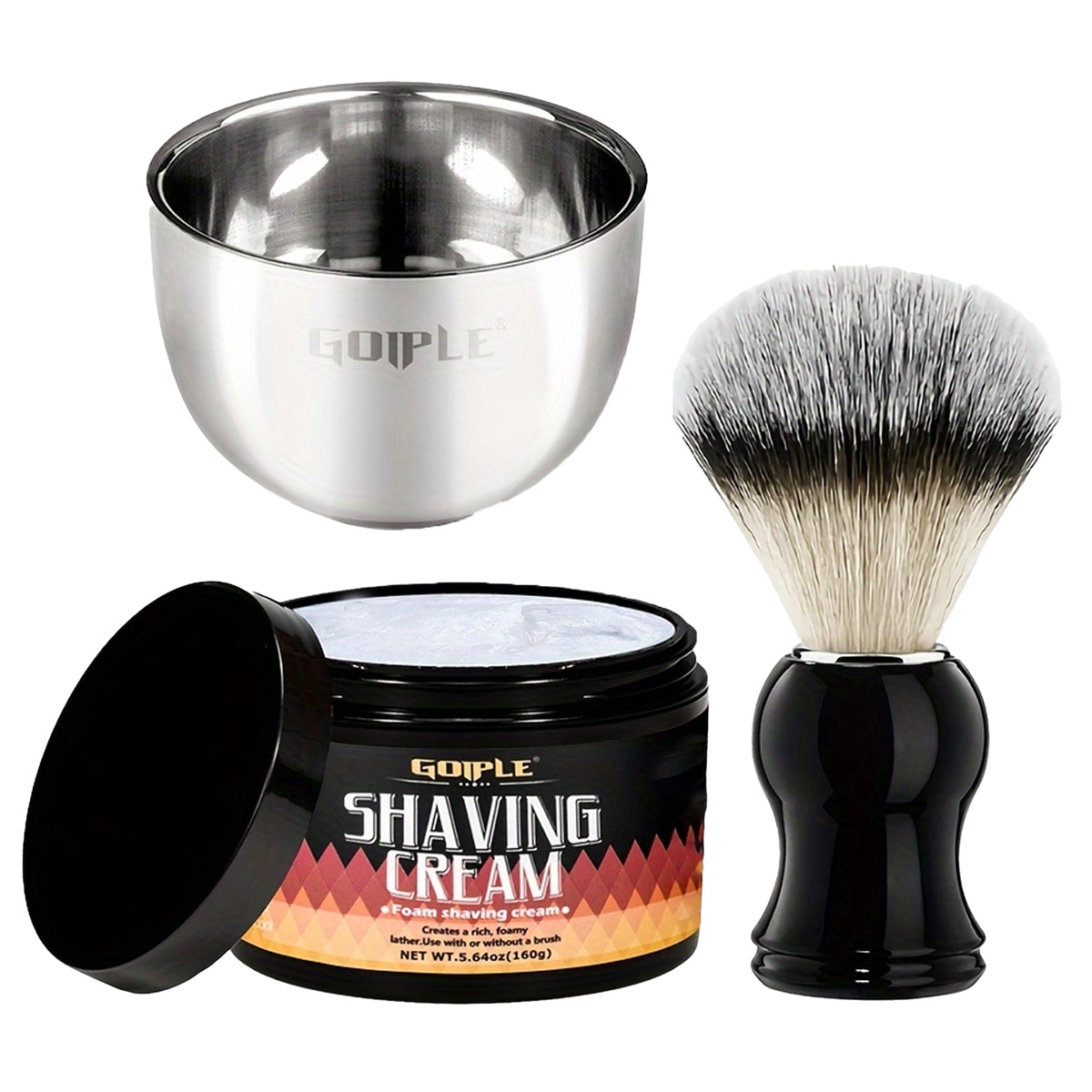 Kit de Creme para Barba para H - Shaving Brush Set avaliação e preço