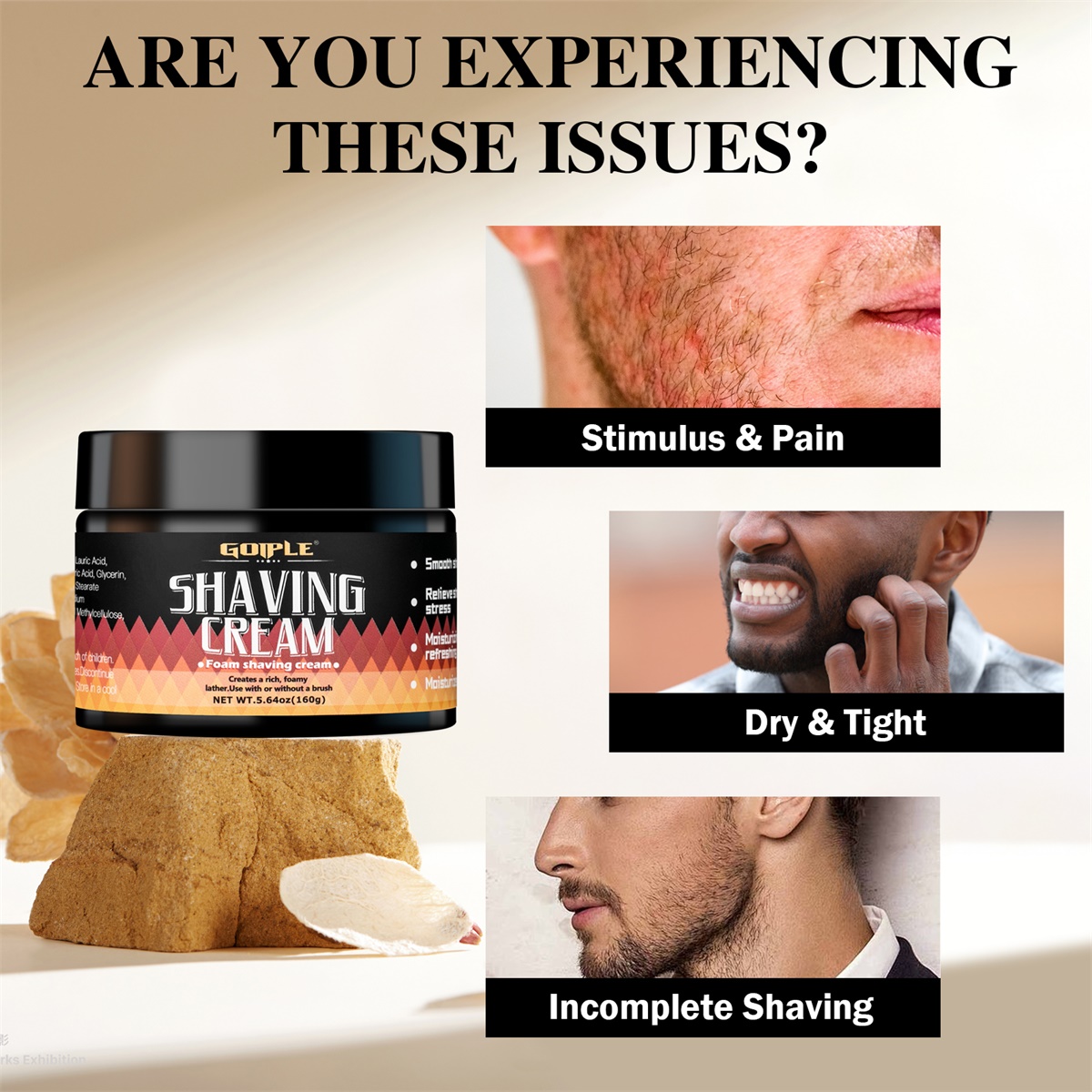 Kit de Creme para Barba para H - Shaving Brush Set avaliação e preço