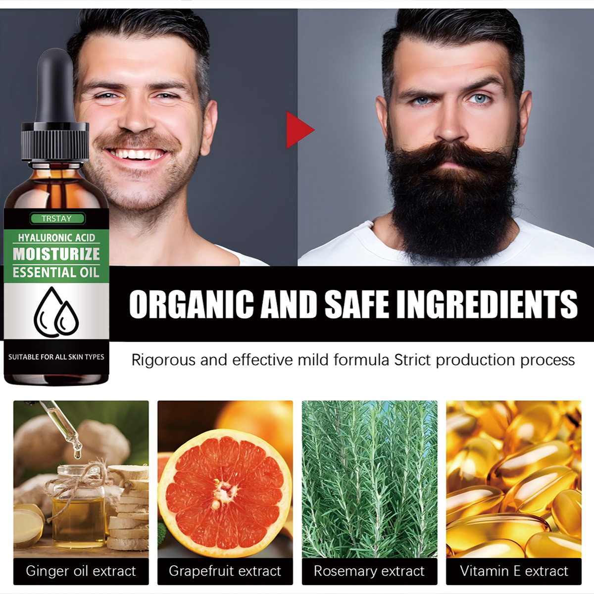 100% natural acelerar o cabelo - Men'S Grooming Products avaliação e preço