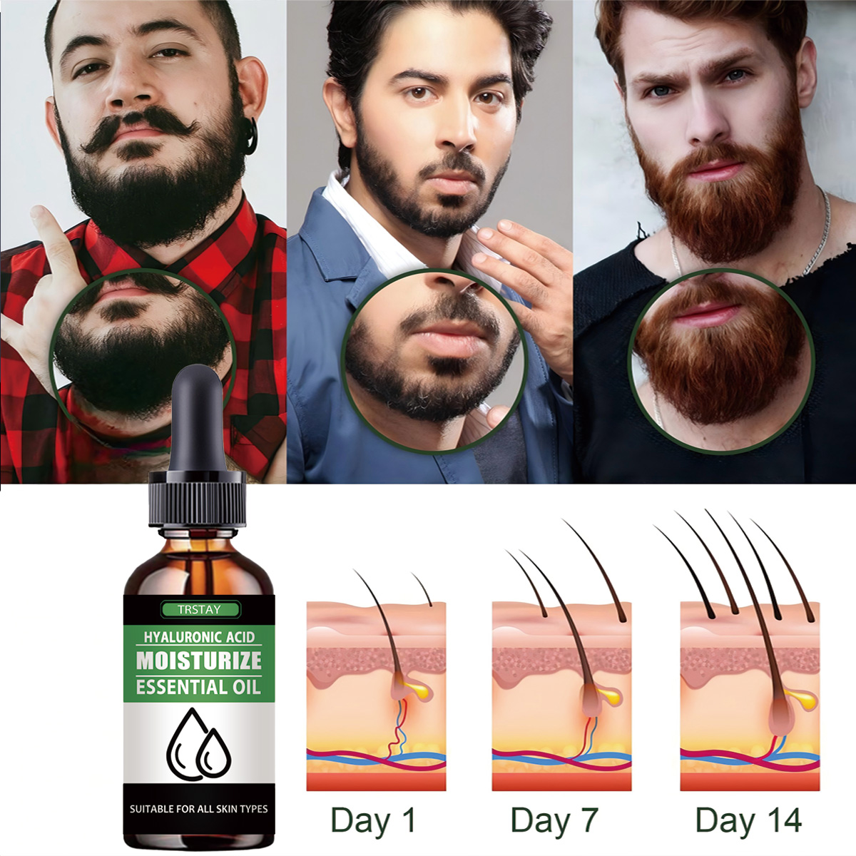 100% natural acelerar o cabelo - Men'S Grooming Products avaliação e preço