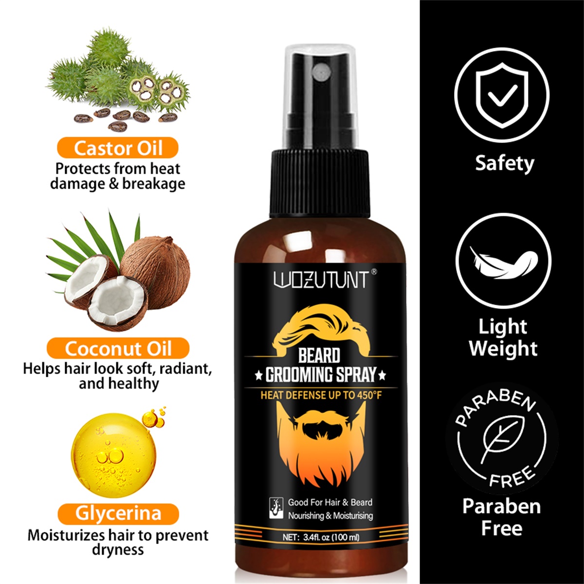 Spray para Cuidado da Barba, P - Mens Grooming Treatment avaliação e preço
