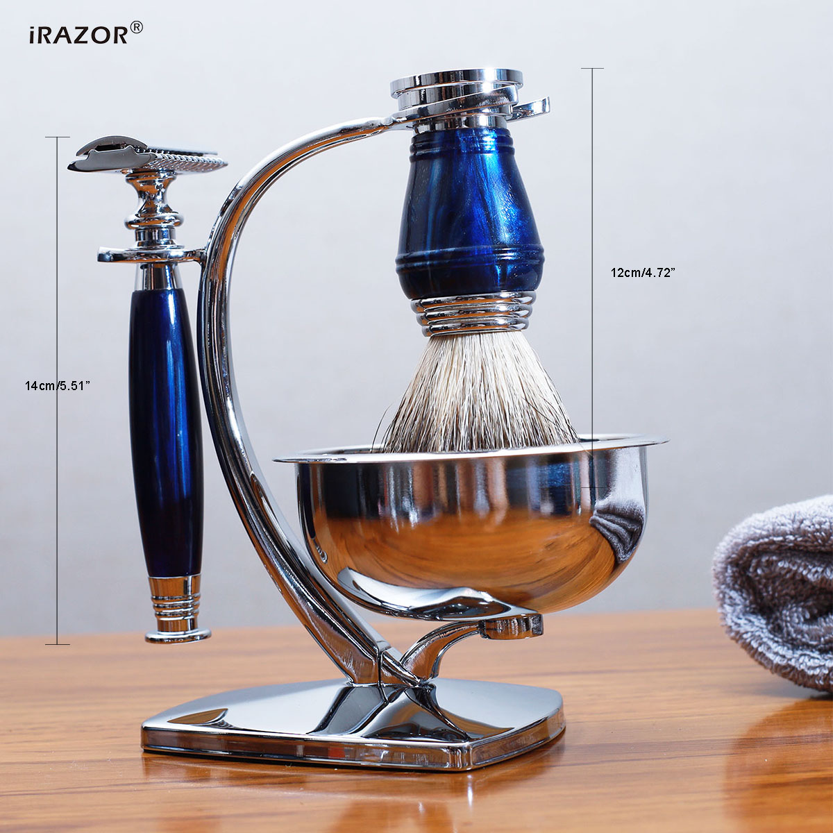 iRAZOR Kit de Barbear Masculin - Shaving Brush Set avaliação e preço
