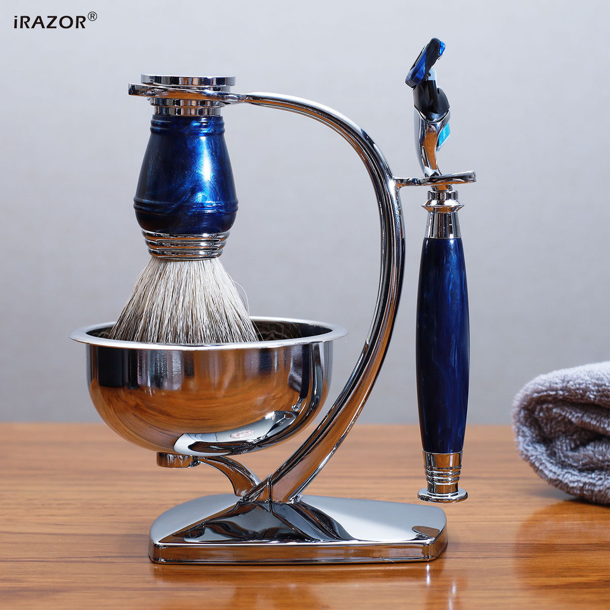 iRAZOR Kit de Barbear Masculin - Shaving Brush Set avaliação e preço