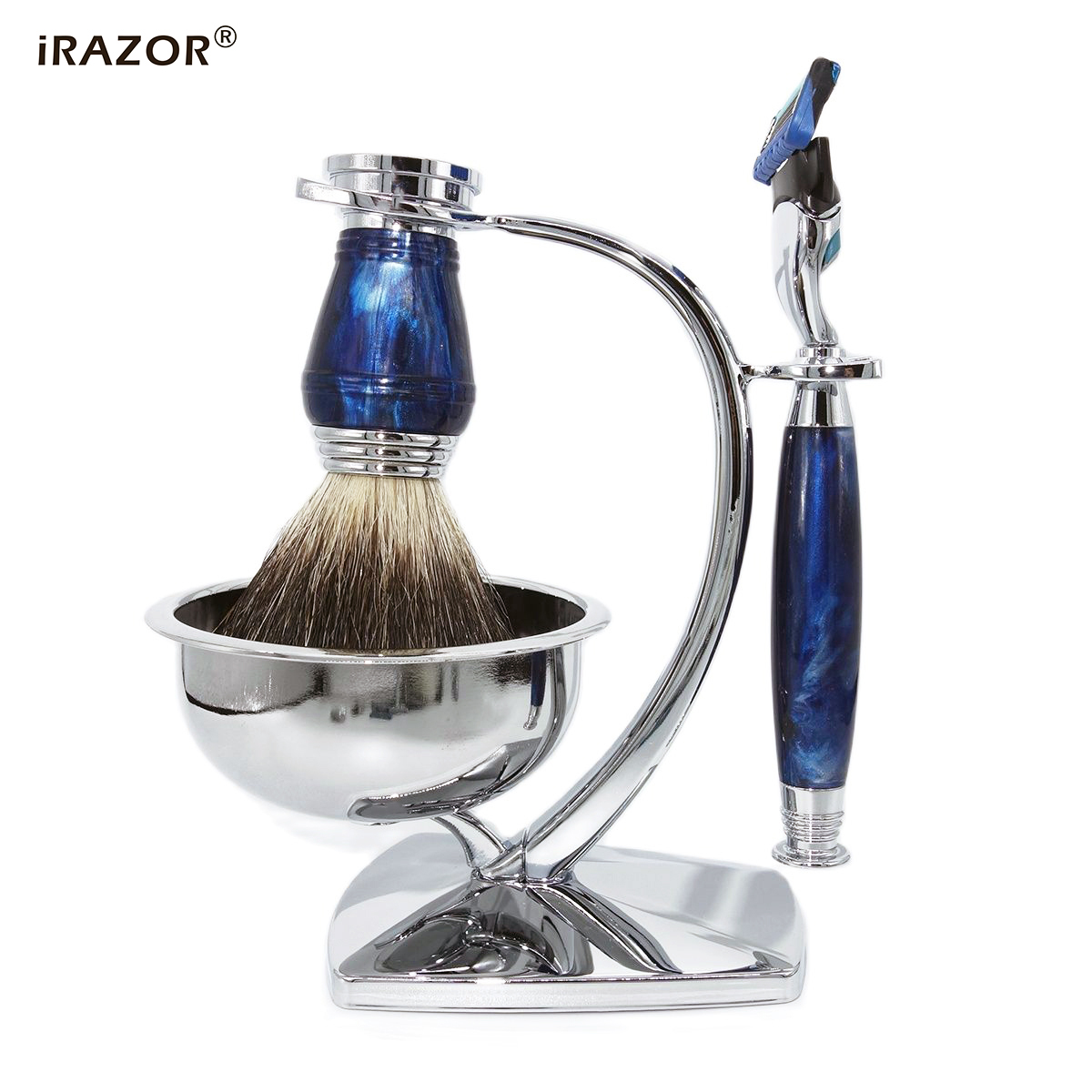 iRAZOR Kit de Barbear Masculin - Shaving Brush Set avaliação e preço